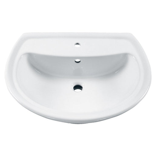 Cadet Pedestal Sink Top for Single Hole Faucet