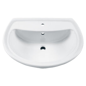 Cadet Pedestal Sink Top for Single Hole Faucet
