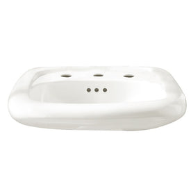Murro 21-1/4"W Universal Design Bathroom Sink with Overflow for 8" Widespread Faucet