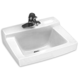 Declyn 18-1/2"W Wall-Mount Bathroom Sink for Centerset Faucet without Overflow