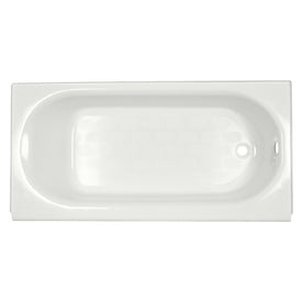 Princeton 60"L x 30"W Recessed Alcove Bathtub with Right-Hand Drain/Luxury Edge