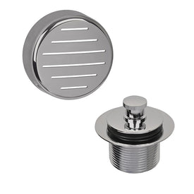 Finish Kit Classic Bathtub Satin Nickel/Brushed Nickel Brass 1-1/2 Inch