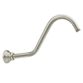 Waterhill 14" High-Arc Curved Shower Arm with Flange