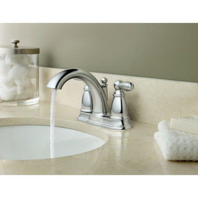 Brantford Two Handle Centerset Lavatory Faucet with Drain