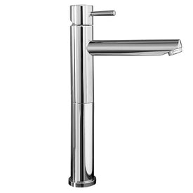 Serin Single-Handle Monoblock Vessel Sink Faucet with Grid Drain