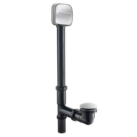 Universal Deep Soak Max Bathtub Drain Assembly with Pop-Up