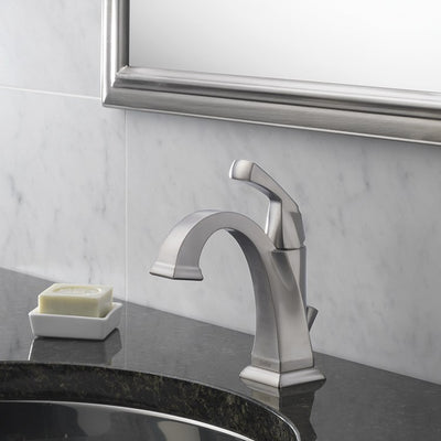 Dryden Single Handle Centerset Bathroom Faucet with Drain