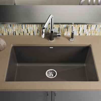 Precis 32" Super Single Bowl Silgranit Undermount Kitchen Sink