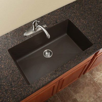 Precis 32" Super Single Bowl Silgranit Undermount Kitchen Sink