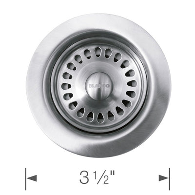 3-1/2" Decorative Drain Basket Strainer