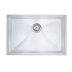 Precision 25" Medium Single Bowl Stainless Steel Undermount Kitchen Sink