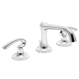 Ballina Two Handle 3-Hole Widespread Bathroom Faucet with Pop-Up Drain