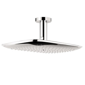 PuraVida 400 Ceiling Mount Single-Function Rectangular Shower Head with 4" Shower Arm - OPEN BOX