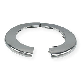 Floor and Ceiling Plate Heavy Pattern Chrome 4x6-1/2 Inch Steel