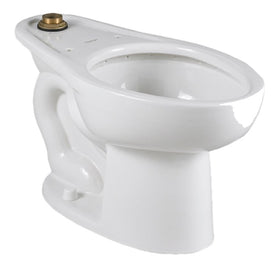 Madera 16-1/2"H Universal Floor-Mount Elongated Toilet Bowl Top Spud/Slotted Rim