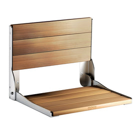 Teak Fold-Down Shower Seat