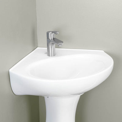 Cornice 15-1/2" Pedestal Bathroom Sink