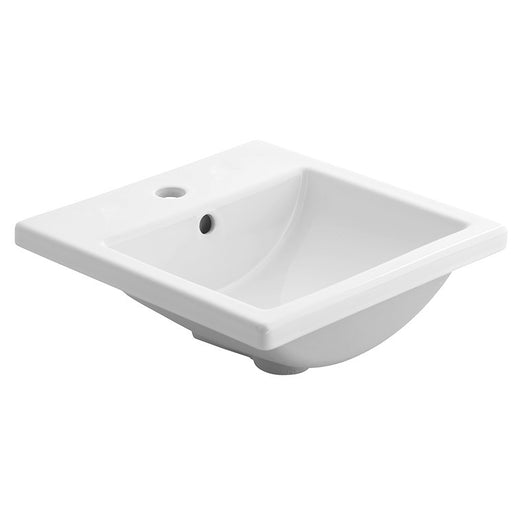 Studio Carre 16-3/8" Drop-In Bathroom Sink for Single Hole Faucet