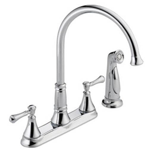 Cassidy Two Handle Kitchen Faucet with Side Sprayer