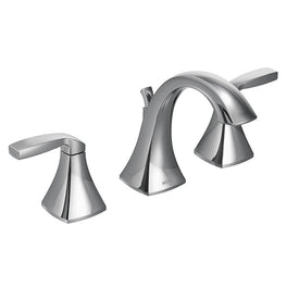 Voss Two Handle High-Arc Widespread Bathroom Faucet with Pop-Up Drain
