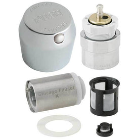 Retrofit Kit MVP Metering Push Button 1-3/4 Inch Includes Handle Actuator Metering Valve Cartridge with In-line Filter
