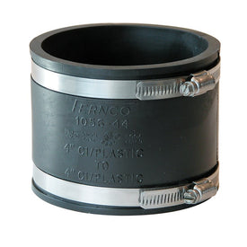 Coupling Flexible 4 Inch Cast Iron/Plastic to Cast Iron/Plastic