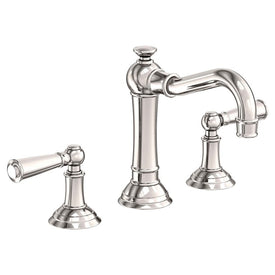 Jacobean Two Handle Widespread Bathroom Faucet with Drain