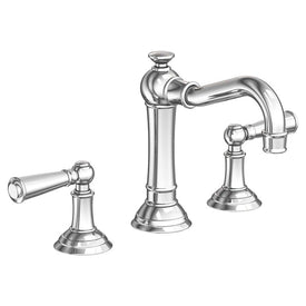 Jacobean Two Handle Widespread Bathroom Faucet with Drain