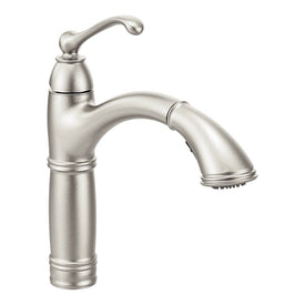 Brantford Single Handle High-Arc Pull Out Kitchen Faucet