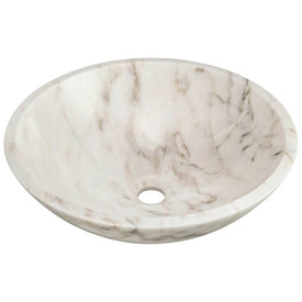 16-1/2" Round Granite Vessel Sink - OPEN BOX