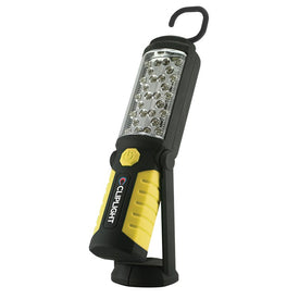 Jobsite Light Pivot 33 with 360 Degree Swivel Hook 160 Lumen Portable with Lights on Top and Front