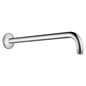 European Replacement 15" Wall Mount Shower Arm with Round Flange