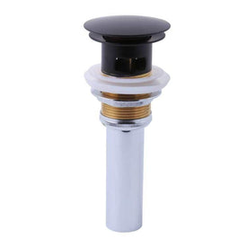 Replacement Push Button Pop-Up Drain Assembly with Overflow