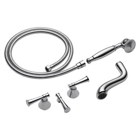 Baliza Two Handle Freestanding/Wall Mount Tub Filler with Handshower