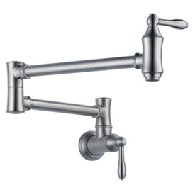 Traditional Wall-Mount Pot Filler Faucet