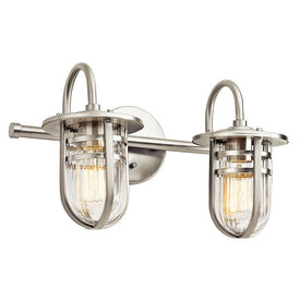 Caparros Two-Light Bathroom Vanity Fixture