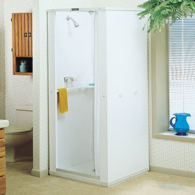 Durastall Economy Shower Stall with 32"D x 32"W with Standard Base
