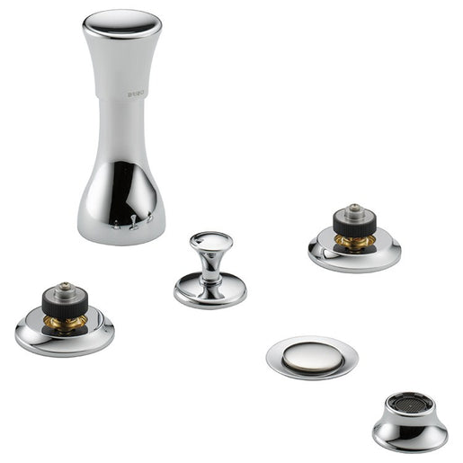 Rook Two Handle Widespread Bidet Faucet without Handles