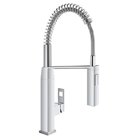 Eurocube Professional Single Handle Pull Down Kitchen Faucet
