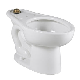 Madera FloWise 15"H Floor-Mount Elongated Flushometer Toilet Bowl with Back Spud