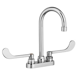 Monterrey Two Handle Centerset Gooseneck Bathroom Faucet with Wrist Blade Handles 0.5 GPM