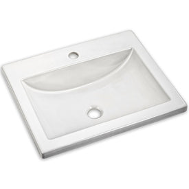 Studio 21-1/4"W Rectangular Drop-In Sink with One Hole