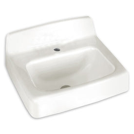 Regalyn 20"W Wall-Mount Bathroom Sink for Single Hole Faucet