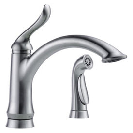 Linden Single Handle Kitchen Faucet with Side Sprayer