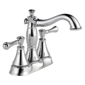 Cassidy Two Handle Centerset Bathroom Faucet with Drain