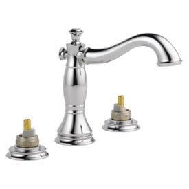 Cassidy Two Handle Widespread Bathroom Faucet with Drain without Handles