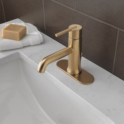 Trinsic Single Handle Bathroom Faucet with Drain