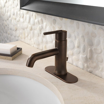 Trinsic Single Handle Bathroom Faucet with Drain