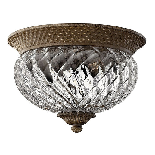 Plantation Two-Light Flush Mount Ceiling Light