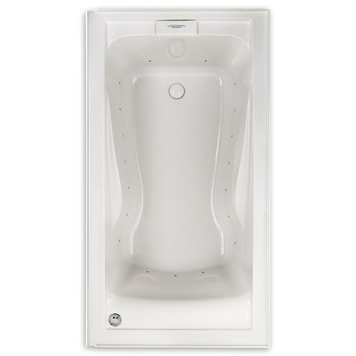 Evolution 60"L x 32"W Integral Apron Whirlpool Bathtub with EverClean/Left-Hand Drain